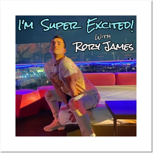 I'M SUPER EXCITED with Rory James - Podcast Cover Art Posters and Art